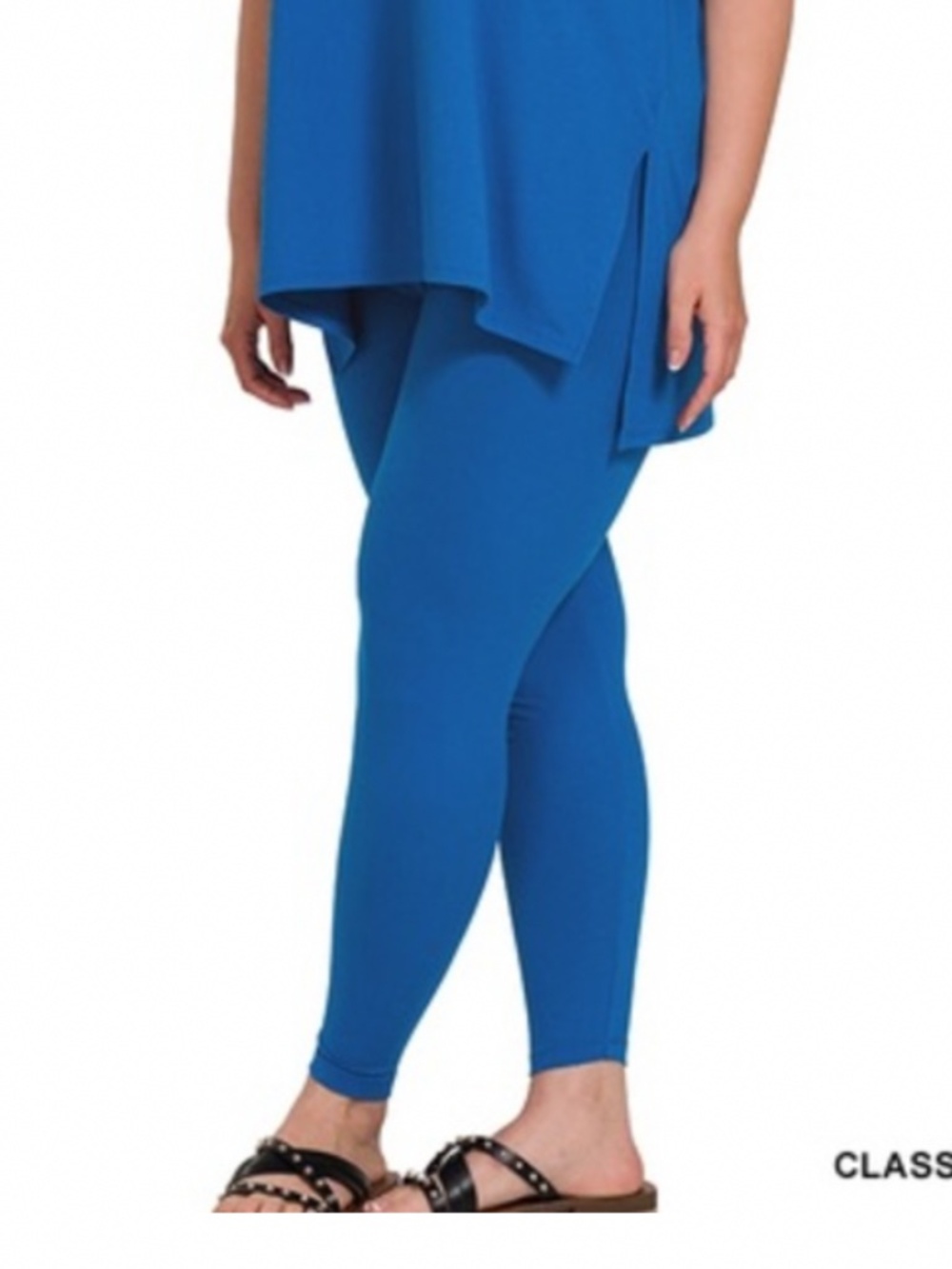 Zenana plus size blue lounge leggings size 1x